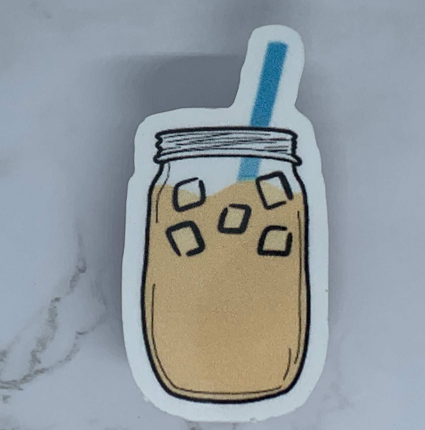 Iced coffee sticker