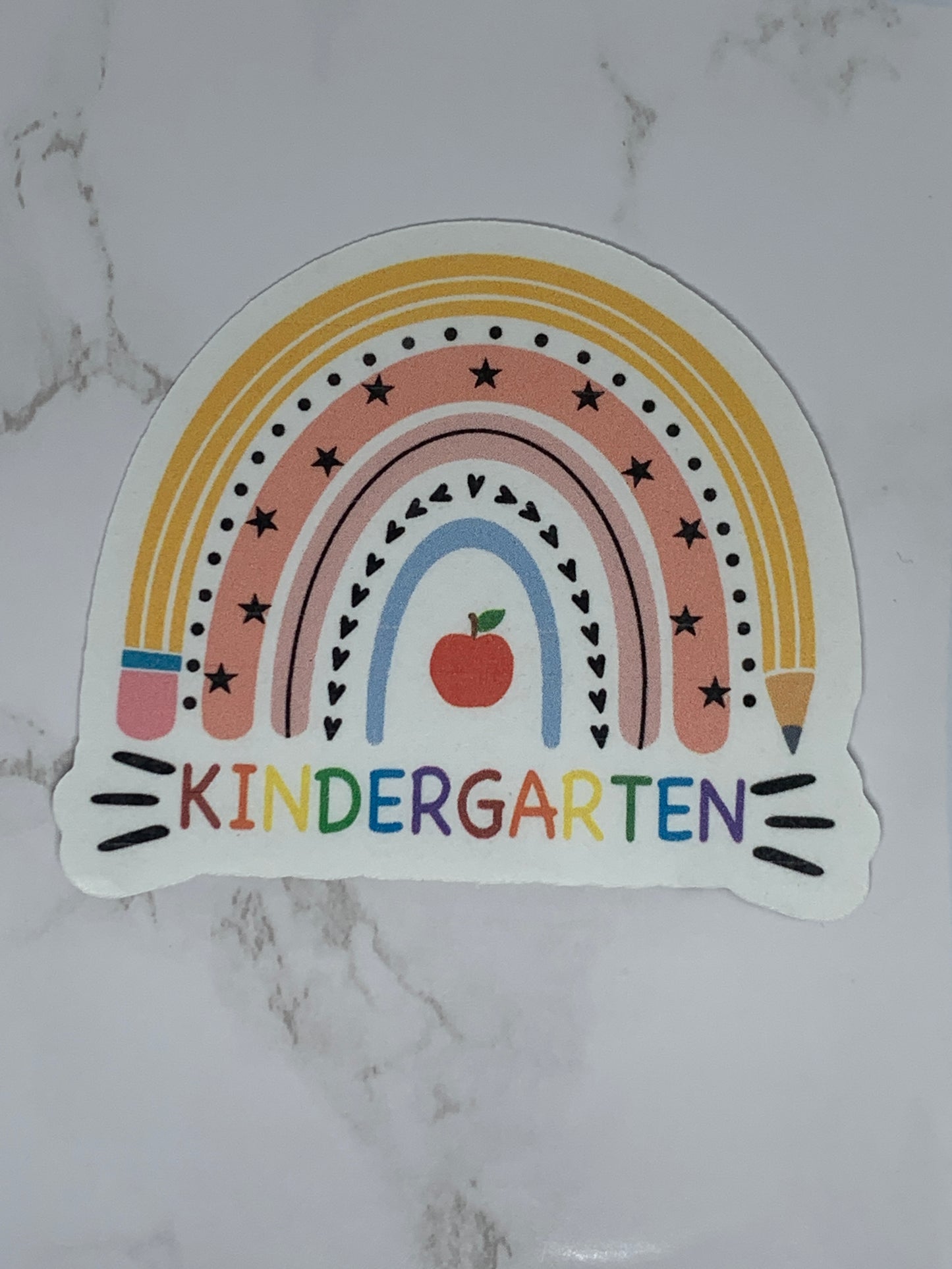 Kindergarten Rainbow sticker