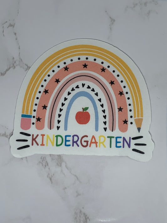 Kindergarten Rainbow sticker