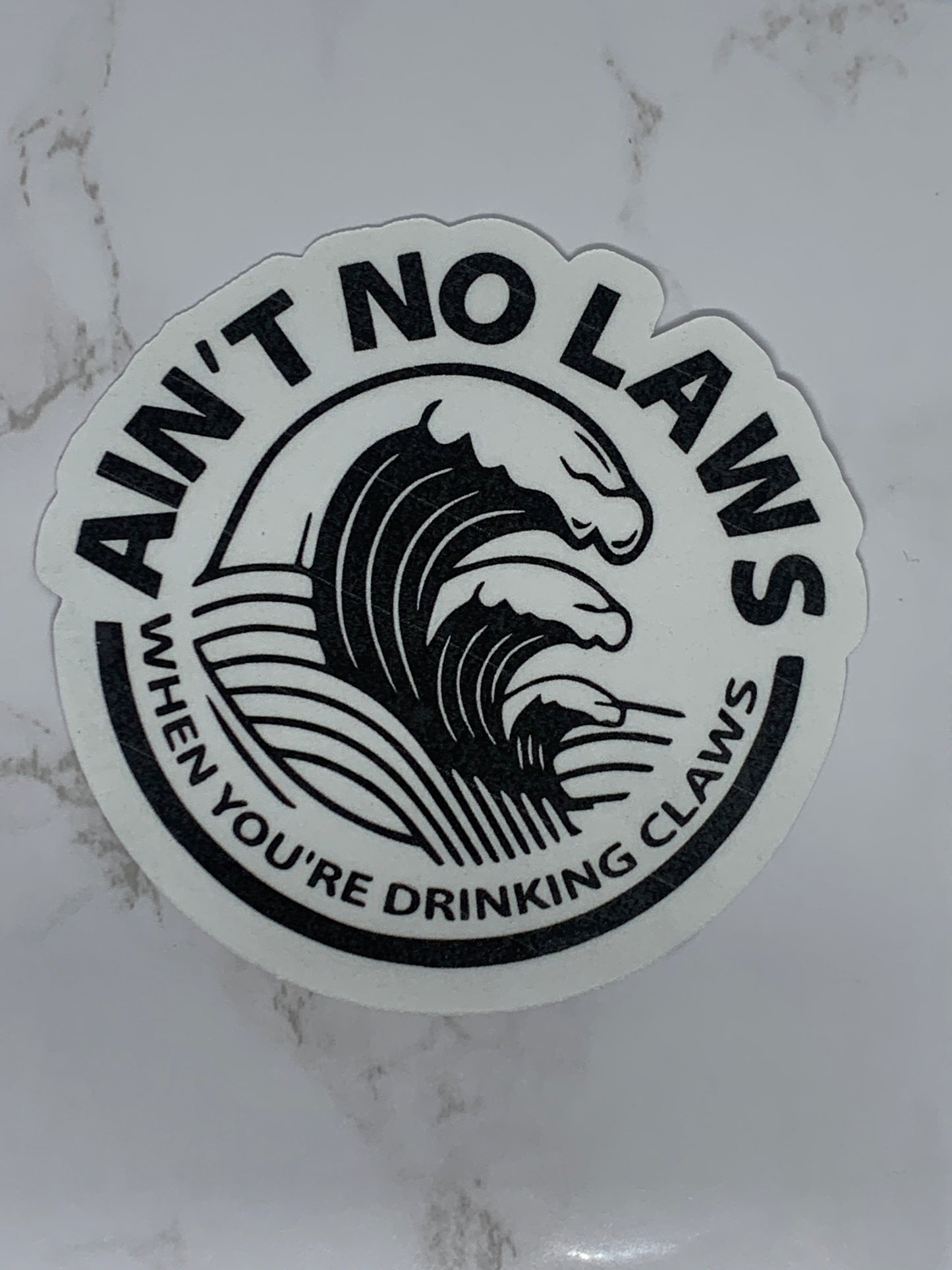 Ain't No Laws ...sticker