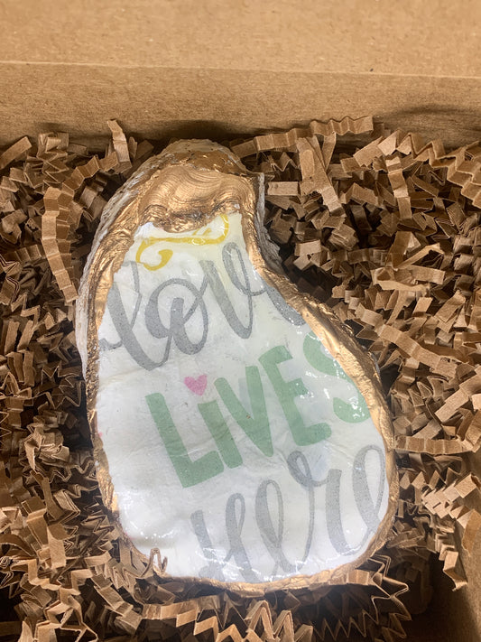 Love Lives Here jewelry dish