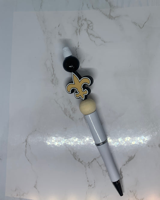 New Orleans Saints Beaded Ball-point Pen