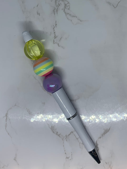 Multicolored Beaded Pen