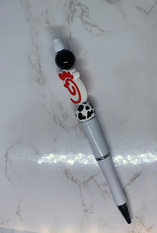 Chicken Beaded Pen