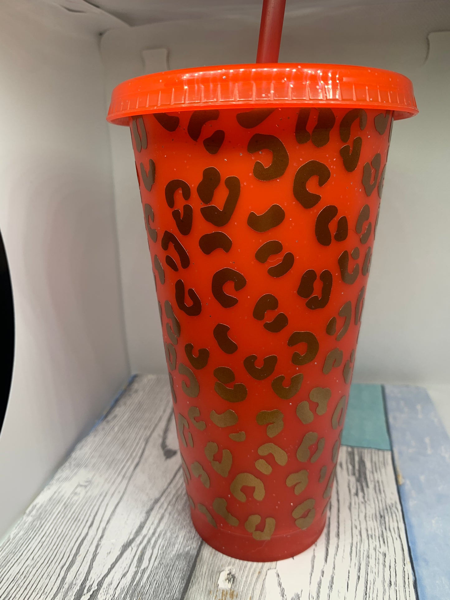 24 oz Color Changing Plastic Tumbler